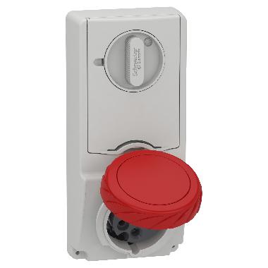 Presa da incasso interbloccata con fusibile Unika IP65 16A 380V 3P+N+T product photo Photo 01 3XL