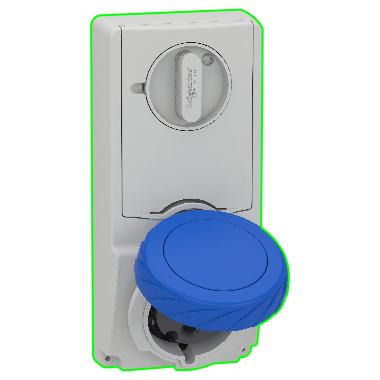 Presa da incasso interbloccata con fusibile Unika IP65 32A 220V 2P+T product photo Photo 01 3XL