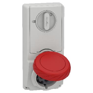 Presa da incasso interbloccata con fusibile Unika IP65 32A 380V 3P+T product photo Photo 01 3XL