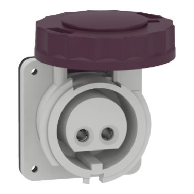 Presa fissa BTS da incasso IP67 16A 24V 50Hz 2P product photo Photo 01 3XL