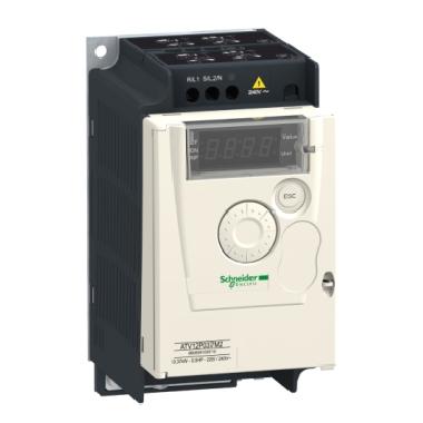Variatore di velocità ATV12 - 0,37 kW - 0,55 HP - 200-240 V - 1ph - piastra base product photo Photo 01 3XL