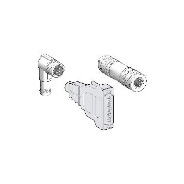 Un connettore a 10 pin + due a 16 pin - Per modulo contatore M340 product photo Photo 01 3XL