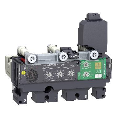 Sganciatore MicroLogic Vigi 4.2, ComPacT NSX160/250, 3 poli, protezioni elettroniche di base e per correnti differenziali, valore nominale 160A product photo Photo 01 3XL