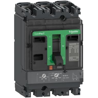 Interruttore, ComPacT NSX250HB1, 75kA/690VAC, 3 poli, Sganciatore TMD 160A product photo Photo 01 3XL