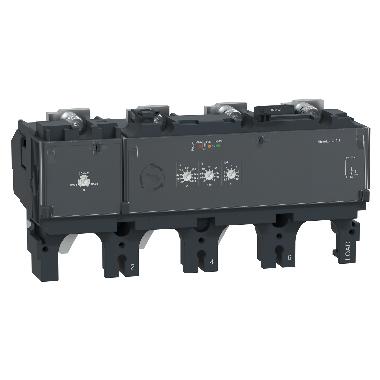 Sganciatore MicroLogic 2.3, ComPacT NSX400/630, 4 poli, protezioni elettroniche di base, valore nominale 400A product photo Photo 01 3XL