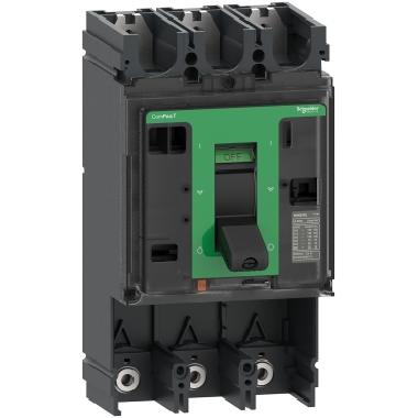 Base interruttore, ComPacT NSX400F, 36kA/415VAC, 3 poli, valore nominale telaio 400A, senza Sganciatore product photo Photo 01 3XL