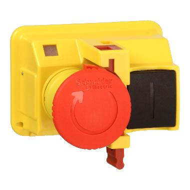 Testa per pulsante Ø 40 mm - Rilascio a rotazione - Ø 22 - Rossa product photo Photo 01 3XL