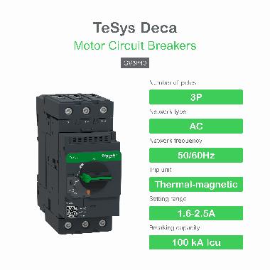 Interruttore automatico magnetotermico GV3P - 40 A - EVERLINK product photo Photo 01 3XL