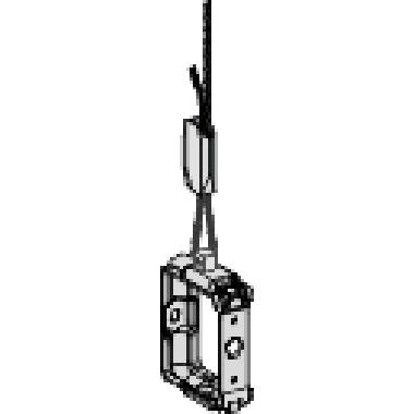 Canalis - Staffa di fissaggio universale e cavo in acciaio da 3 m per KBB product photo Photo 01 3XL