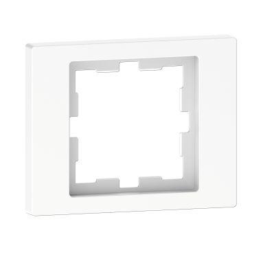 D-Life frame - 1-gang - for 3-module box - lotus white product photo Photo 01 3XL