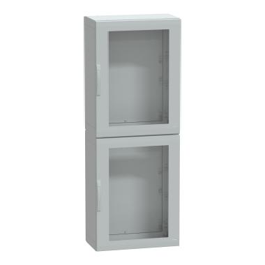 Armadio in poliestere, PanelSeT PLA, porta trasparente, totalmente chiuso, 2000x750x420mm, IP65, IK08 product photo Photo 01 3XL