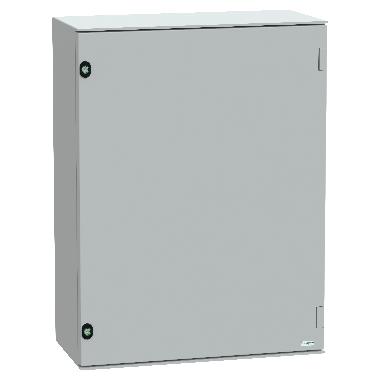 Cassetta in poliestere montata a parete, PanelSeT PLM, porta piena, 847x636x300mm, IP66, IK10, RAL 7035 product photo Photo 01 3XL