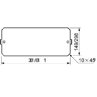 Pannello di fondo H300 L750 product photo Photo 01 3XL