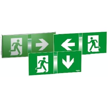 Schermo segnalazione con 3 pittogrammi destra/sinistra/ basso, Exiway Smartled, 24m, Accessorio di Segnalazione product photo Photo 01 3XL