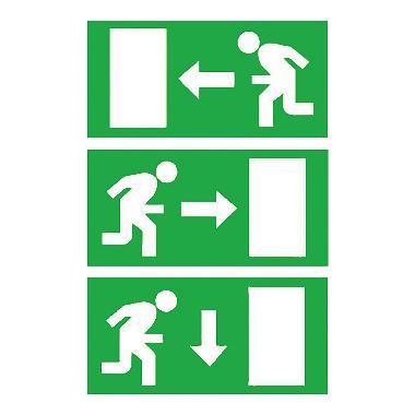 3 Pittogrammi Destro, Sinistro, Basso, Rilux LED T5, Accessorio di segnalazione product photo Photo 01 3XL