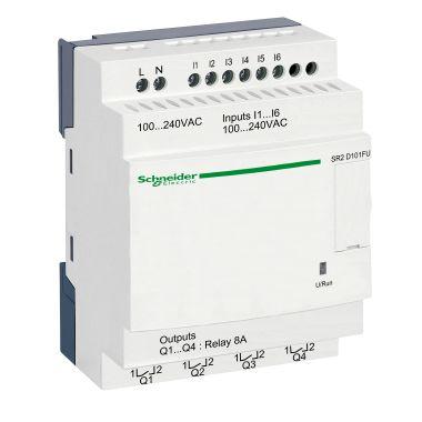 Smart relay comp. Zelio Logic - 10 I/O - 100..240 V CA - S/orologio - S/display product photo Photo 01 3XL
