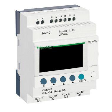 Smart relay modulare Zelio Logic - 10 I/O - 24 V CA - Orologio - Display product photo Photo 01 3XL