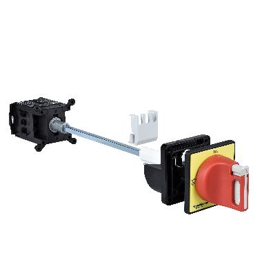 Interruttore sezionatore di emergenza Mini Vario VCCDN - 3 Poli - 12A. Manovra rossa lucchettabile product photo Photo 01 3XL
