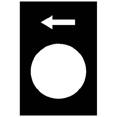 Etichetta - 30 x 40mm - nera - sx o basso, lento product photo Photo 01 3XL