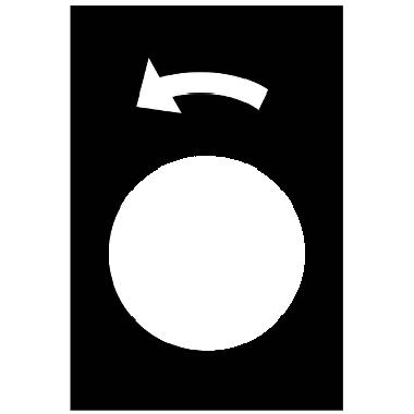 Etichetta - 30&times;40mm - nero - rotazione sinistra, lento product photo Photo 01 3XL