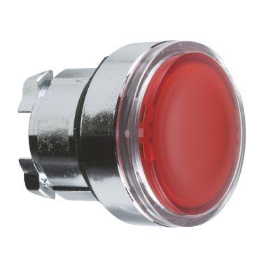 Testa pulsante luminoso Ø22 - rosso - per inserimento etichetta- per LED universale product photo Photo 01 3XL