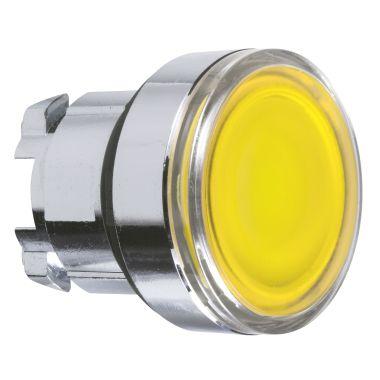 Testa pulsante luminoso giallo Ø22- per LED universale product photo Photo 01 3XL