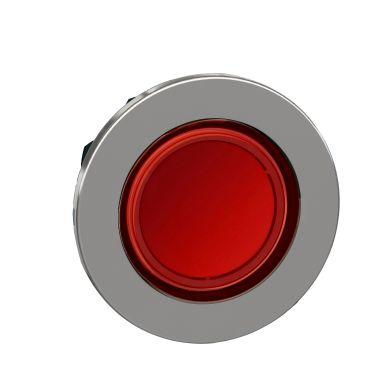Testa pulsante luminoso  rosso filopannello- per LED universale- Ø30 product photo Photo 01 3XL