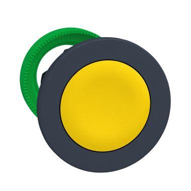 Harmony XB5, testa pulsante giallo Antimicrobico Ø30 filopannello, in plastica, ad impulso, senza marcatura product photo Photo 01 3XL