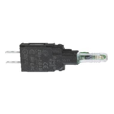 Corpo lampada spia - ZB6 - LED integrato blu - 12-24 V product photo Photo 01 3XL