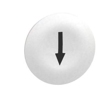 Capsula bianca con marcatura freccia per pulsanti tripli Ø22 - [prezzo per 100 pz] product photo Photo 01 3XL