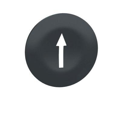 Capsula nera con marcatura freccia per pulsanti tripli Ø22 - [prezzo per 100 pz] product photo Photo 01 3XL