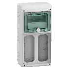 Quadro Mureva Enclosures IP65 8 moduli 2 prese interbloccata Unika product photo