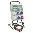 Quadro portatile ASC IP55 - 12+1 moduli - 4 prese da incasso - 2 prese civili product photo