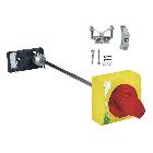 Manovra rotativa rinviata rossa/fondo giallo per NG125 product photo