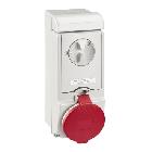 Presa da parete interbloccata fusibilata Unika IP44 32A 380V 3P+N+T product photo