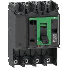 Base interruttore, ComPacT NSX400N, 50kA/415VAC, 4 poli, valore nominale telaio 400A, senza Sganciatore product photo