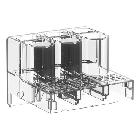 Calotte coprimorsetti IP20 per contattori TeSys Giga 3P LC1G115-225 product photo