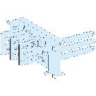 Coll. a valle NS250 fisso/dir 3P product photo