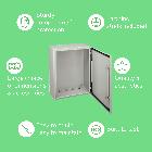 Cassa PanelSeT CRN 300x250x200 porta piena + piastra product photo