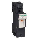 Fuse carrier TeSys DF, 1p 50A, fuse size 14x51mm, blown fuse indicator product photo