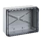 Scatola derivazione Pilote IP55 190x140x70 lati lisci coperchio trasp product photo