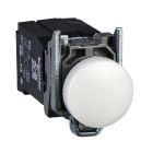 Lampada spia completa bianca Ø22 con led integrato 400V product photo