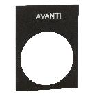 Targhetta AVANTI product photo
