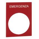 Targhetta emergenza product photo