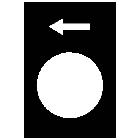 Etichetta - 30 x 40mm - nera - sx o basso, lento product photo