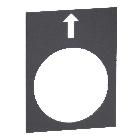 Etichetta - 30 x 40mm - nera - sx o lento product photo