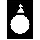 Etichetta - 30×40mm - nero - sinistra, lento-veloce product photo