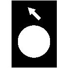 Etichetta - 30 x 40mm - nera - inversione o lento product photo