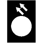 Etichetta - 30×40mm - nero - indietro, veloce product photo