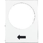 Etichetta - 30 x 40mm - bianca - sollevamento o dx product photo